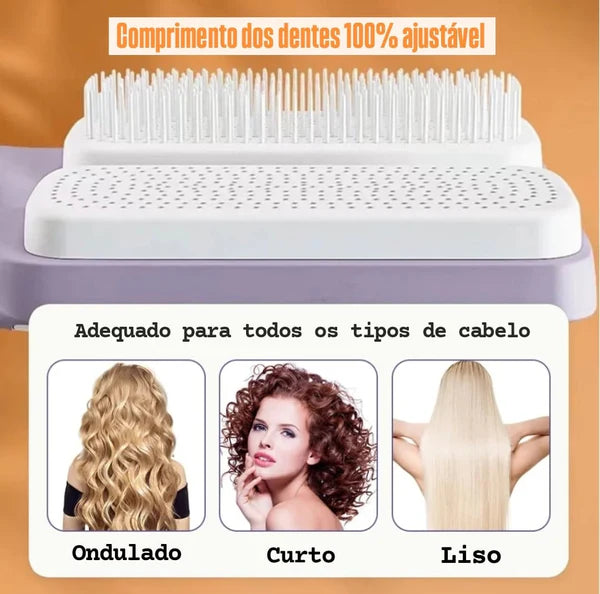 Escova Prática Self-Cleaning